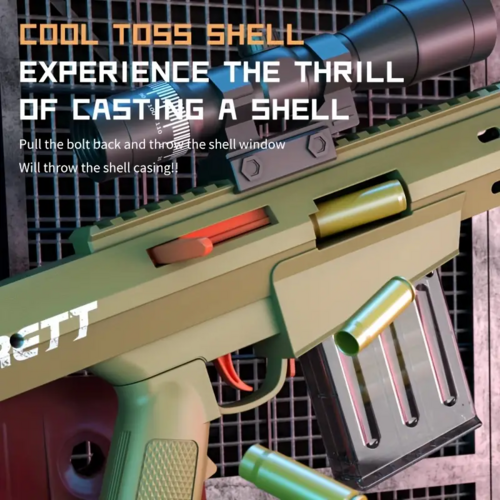 Toys Guns Foam Blaster Barrett Toy Gun With Soft Bullets