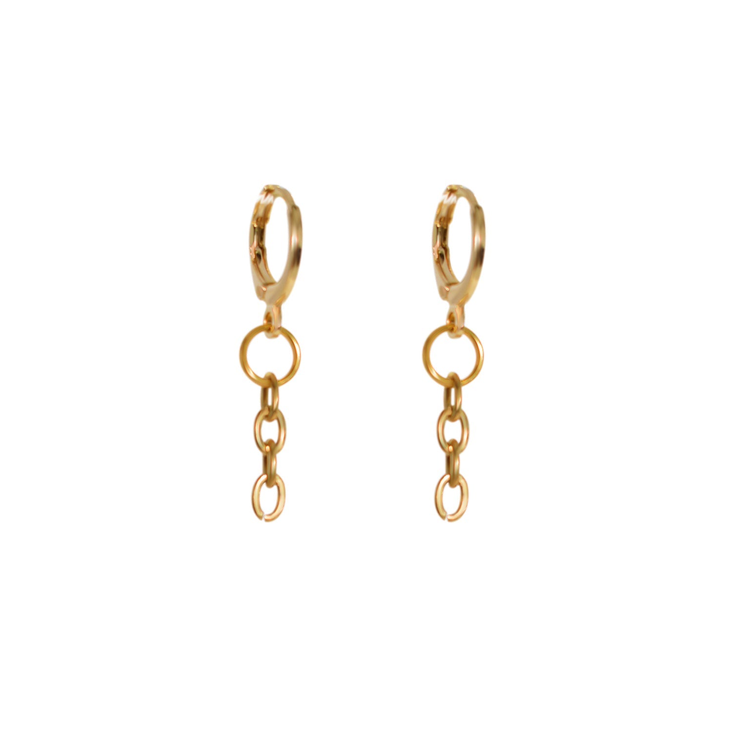 Minimalist Chain Drop Earrings | by Ifemi Jewels