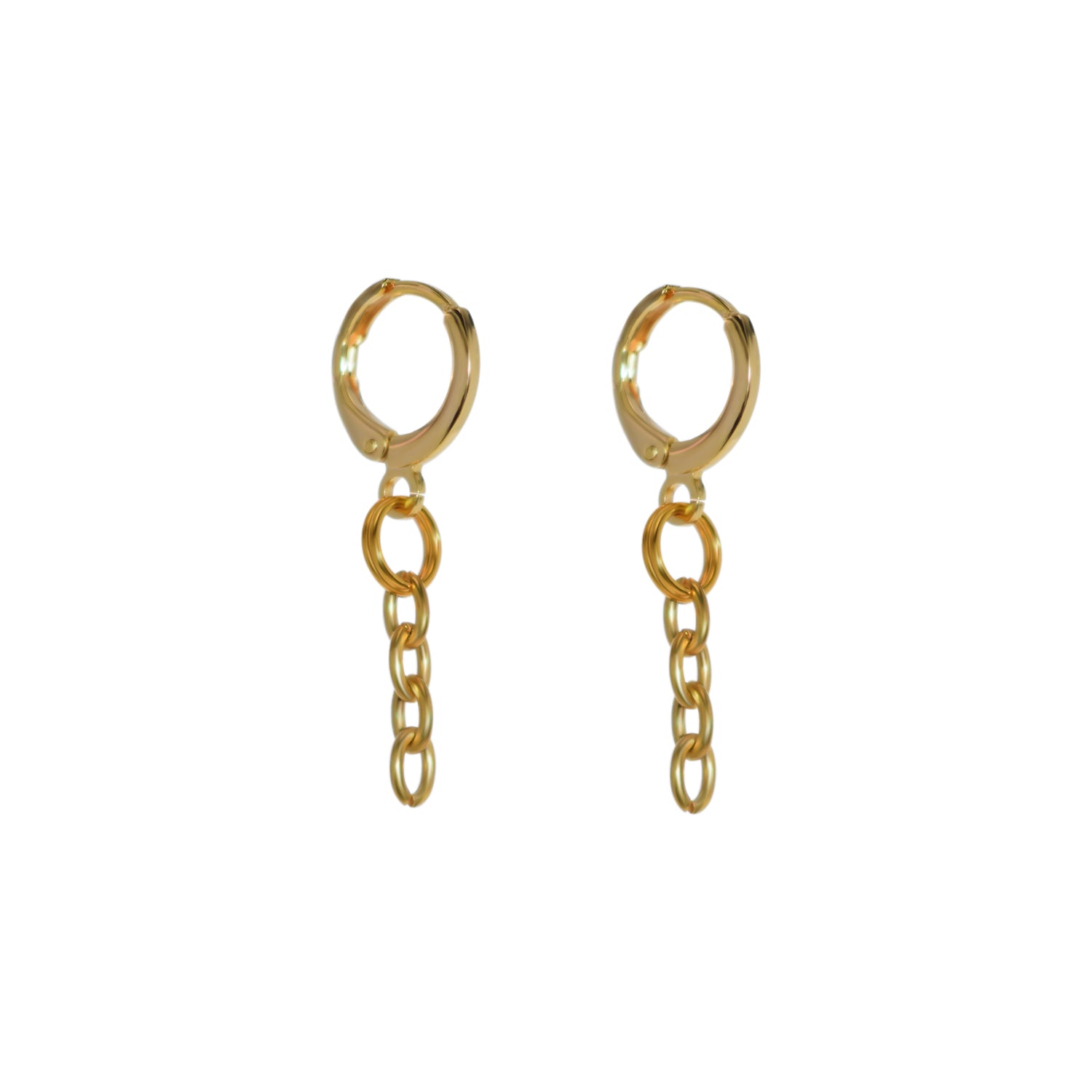 Minimalist Chain Drop Earrings | by Ifemi Jewels